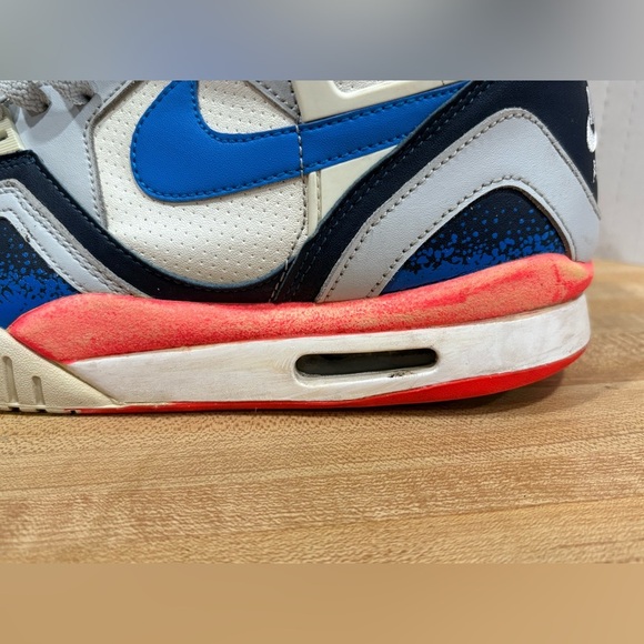 Nike Air Tech Challenge II 2 OG SZ 9 Photo Blue Andre Agassi Lava 318408-101 - Picture 8 of 11